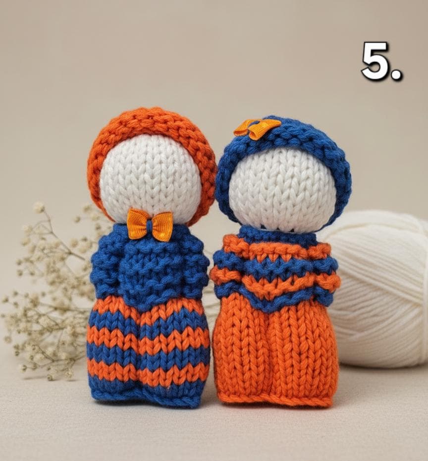 Couple de Doudous, chat ou bonhomme.