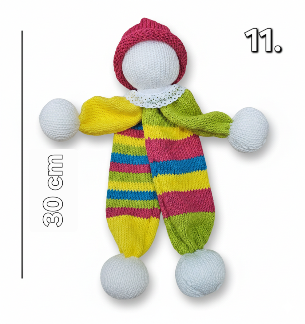 Le doudou pour bébé, artisanale tricoté main