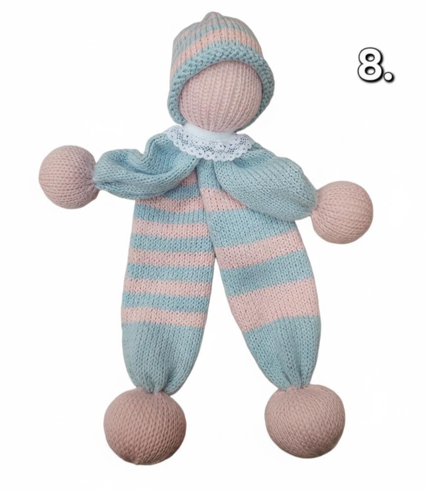 Le doudou pour bébé, artisanale tricoté main