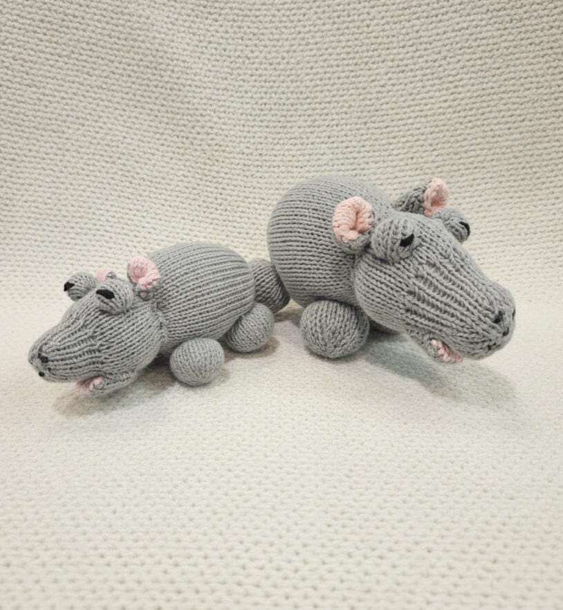 Doudou, duo peluche Hippopotame