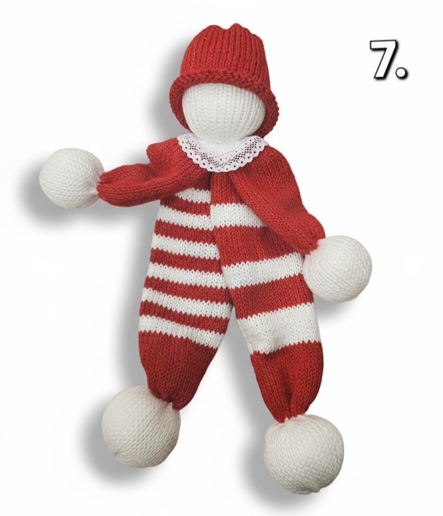 Le doudou pour bébé, artisanale tricoté main